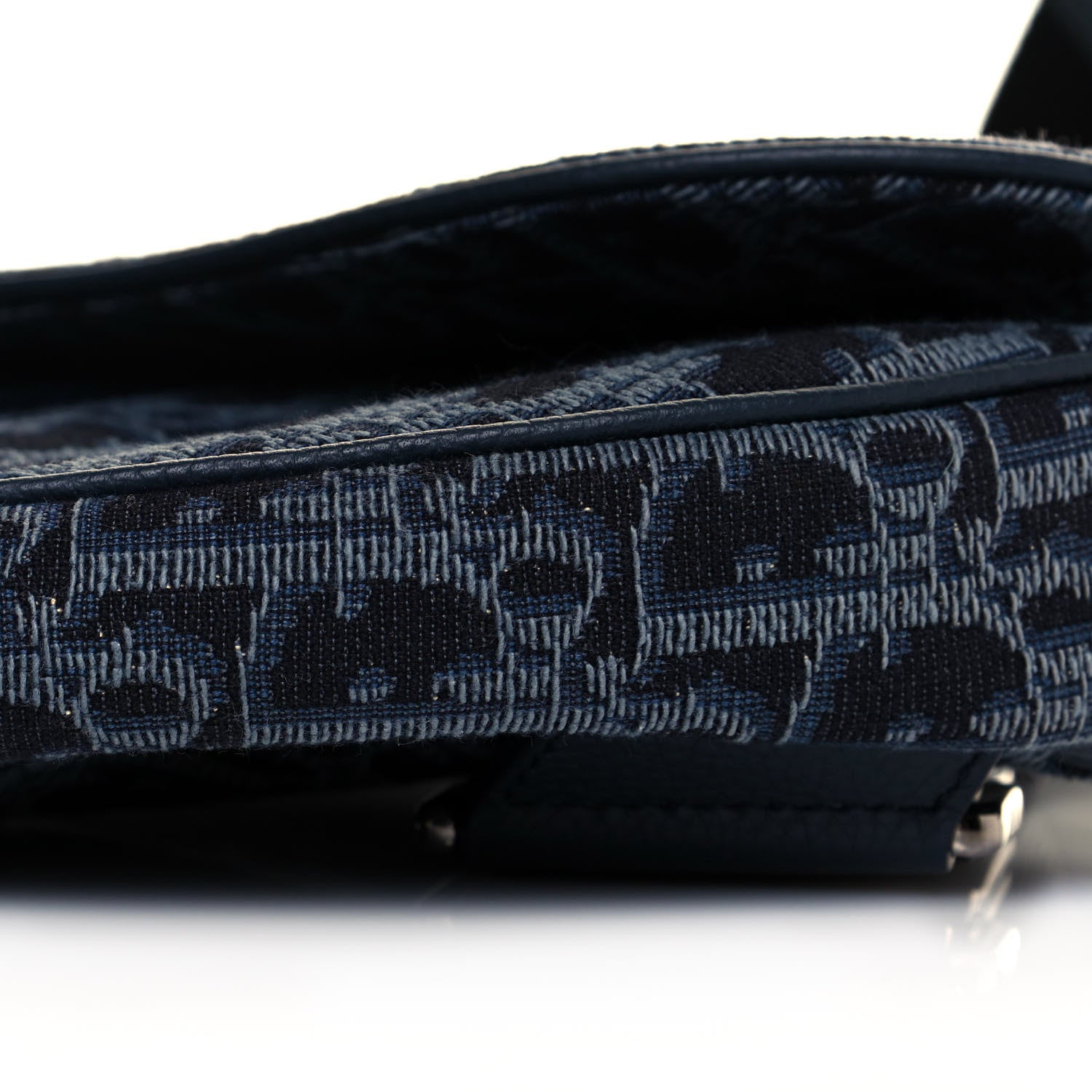 Christian Dior Oblique Mens Saddle Bag Blue 9 of 9