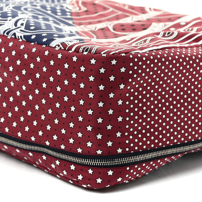 Hermes Silk Eperon d'Or Bandana Travelsilk PM Cube Bordeaux Bleu Marine 9 of 9