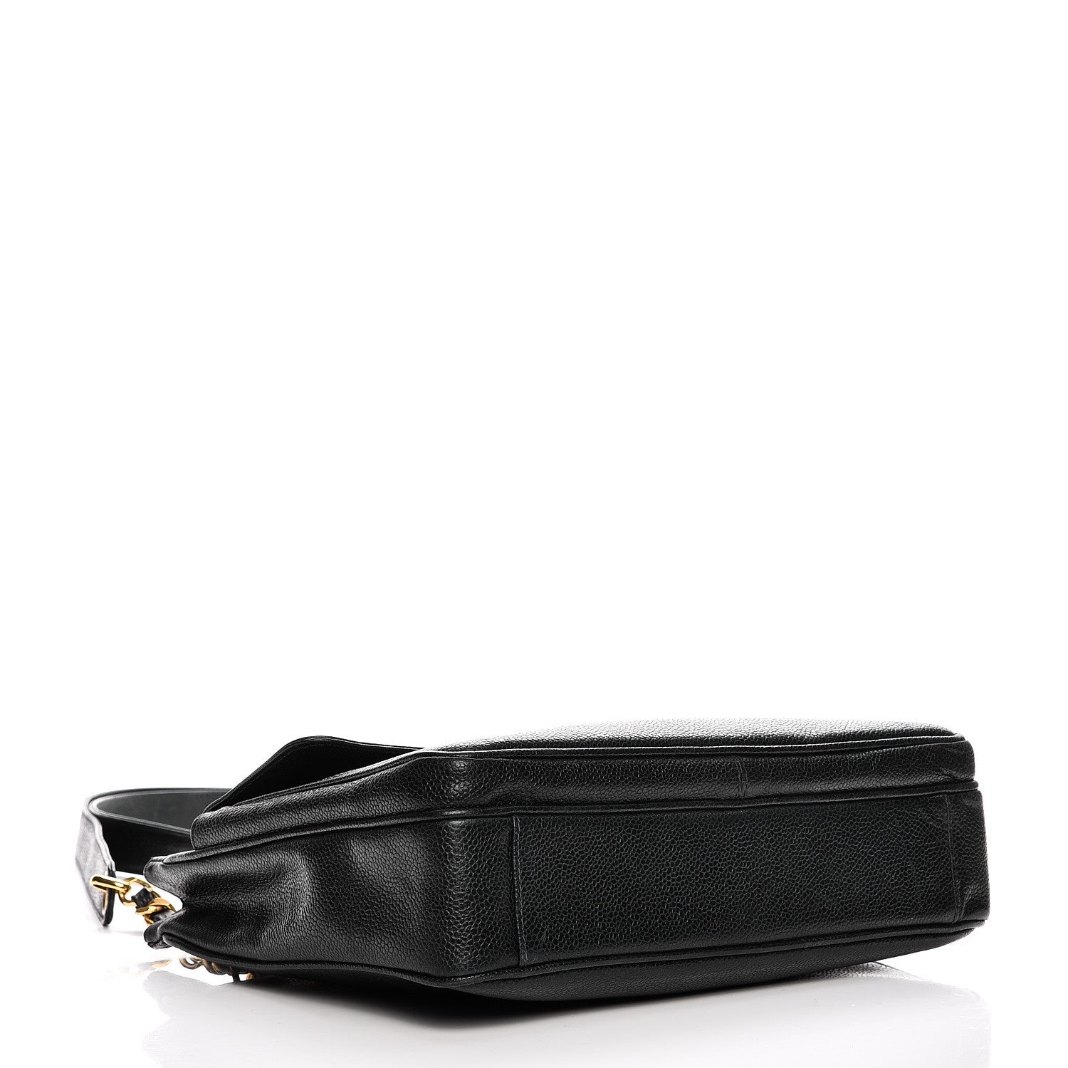 Chanel Caviar Flap Shoulder Bag Navy 4 of 22
