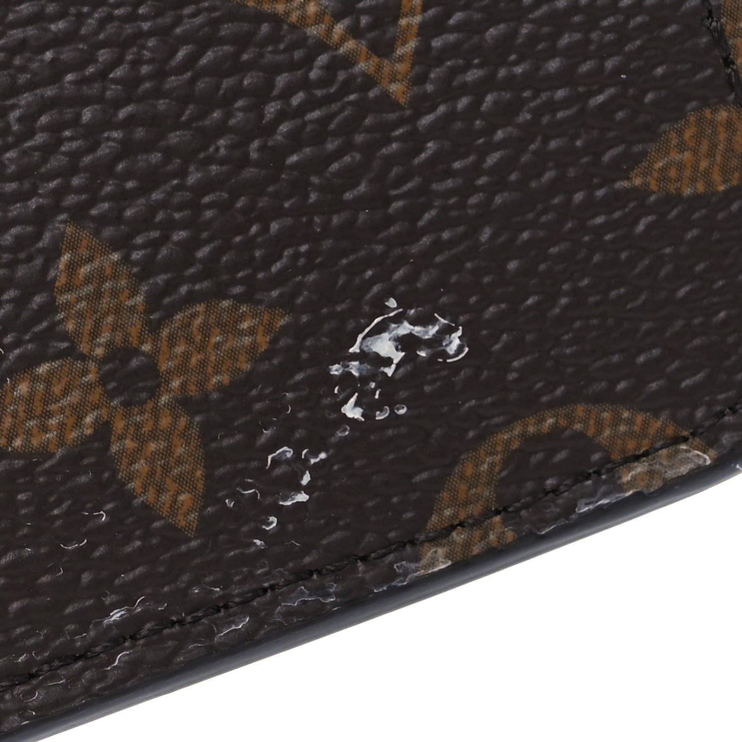Monogram Zipped Romy Card Holder Bubble Tea
