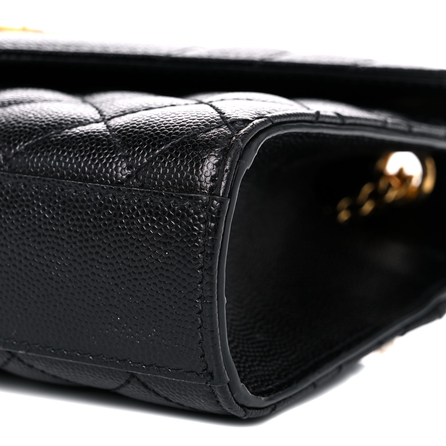 Saint Laurent Grain De Poudre Textured Mixed Matelasse Triquilt Small Monogram Satchel Black 9 of 10
