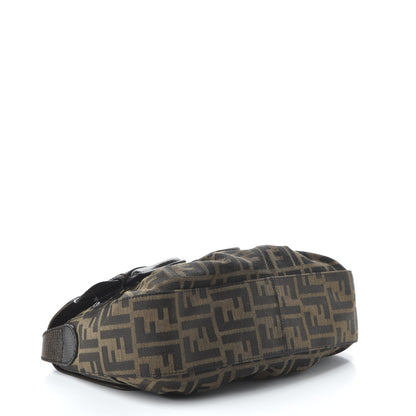 Fendi Zucca B Bis Flap Bag Tobacco Castagna 4 of 9