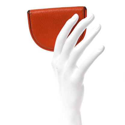 Hermes Chevre Mysore Coin Purse Orange 2 of 8