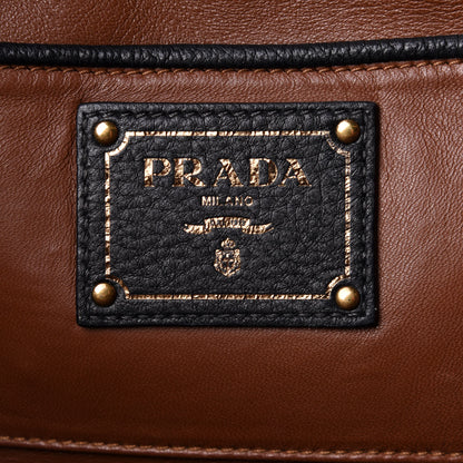 Prada Cervo Deerskin Fringe Tote Black 10 of 22