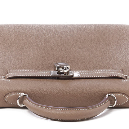 Hermes Togo Kelly Retourne 25 Etoupe 13 of 33