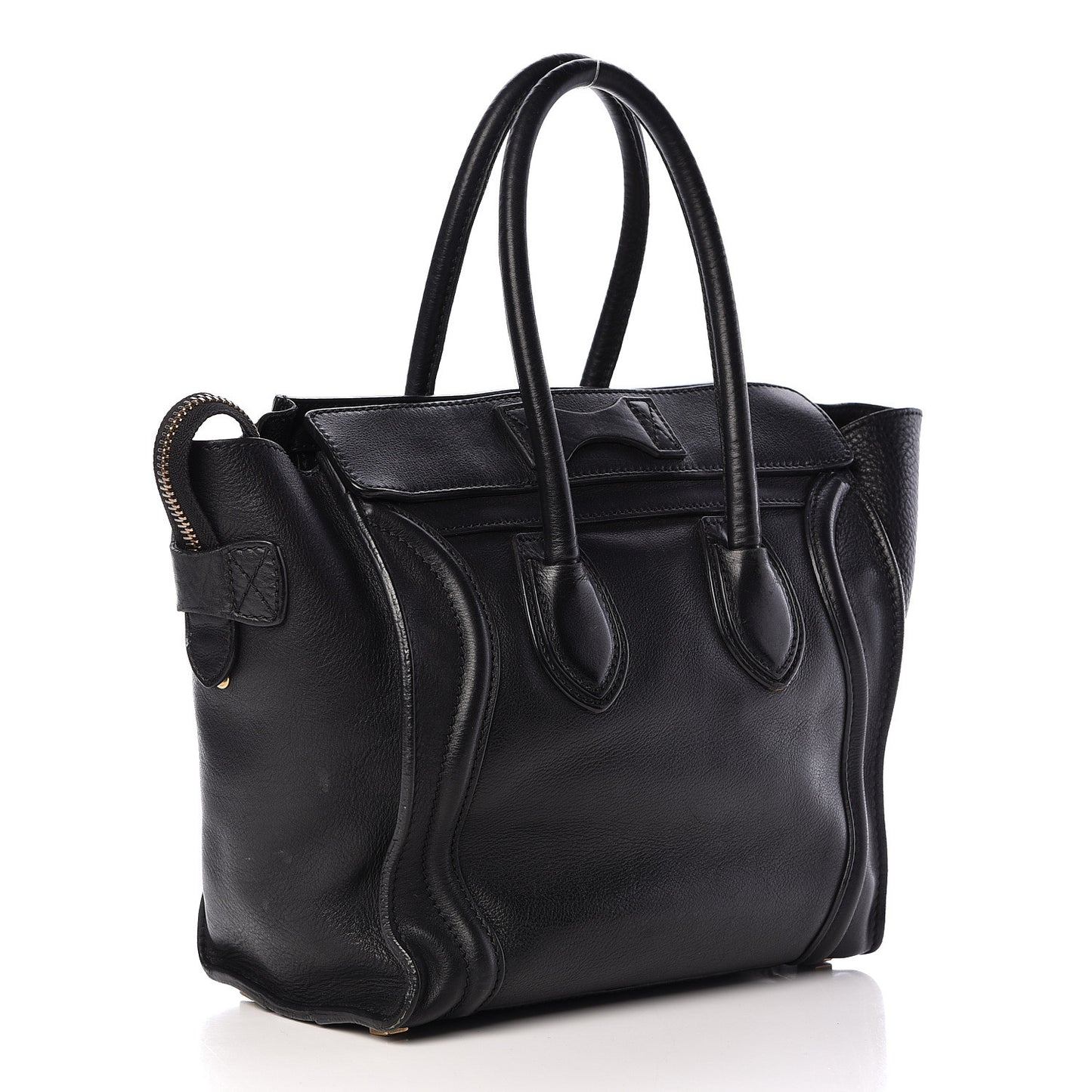 Calfskin Micro Luggage Black