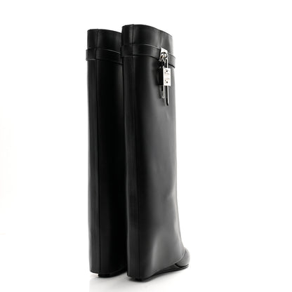 Givenchy Calfskin Shark Lock Pant Boots 39 Black 4 of 10