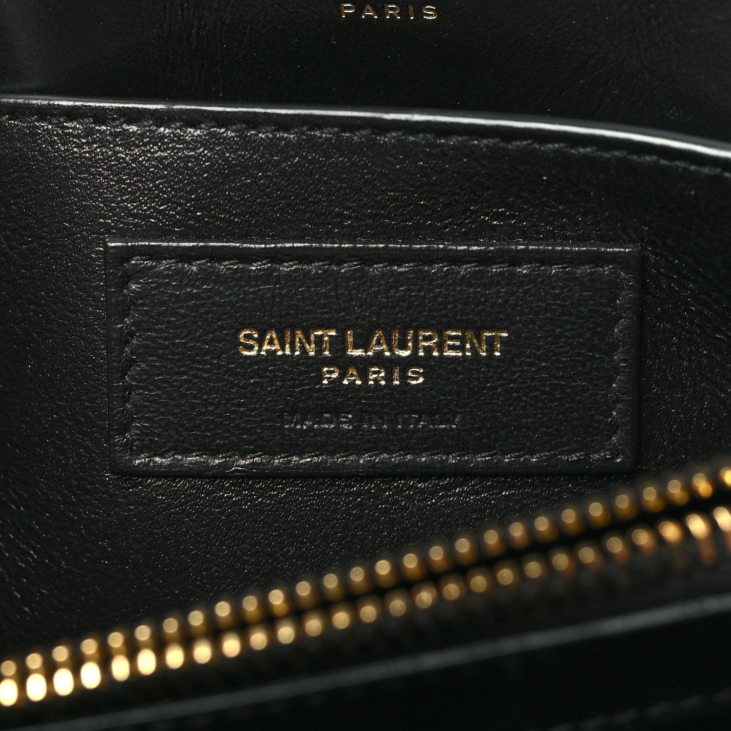 Saint Laurent Calfskin Y Quilted Monogram Small Loulou Chain Satchel Black 7 of 12