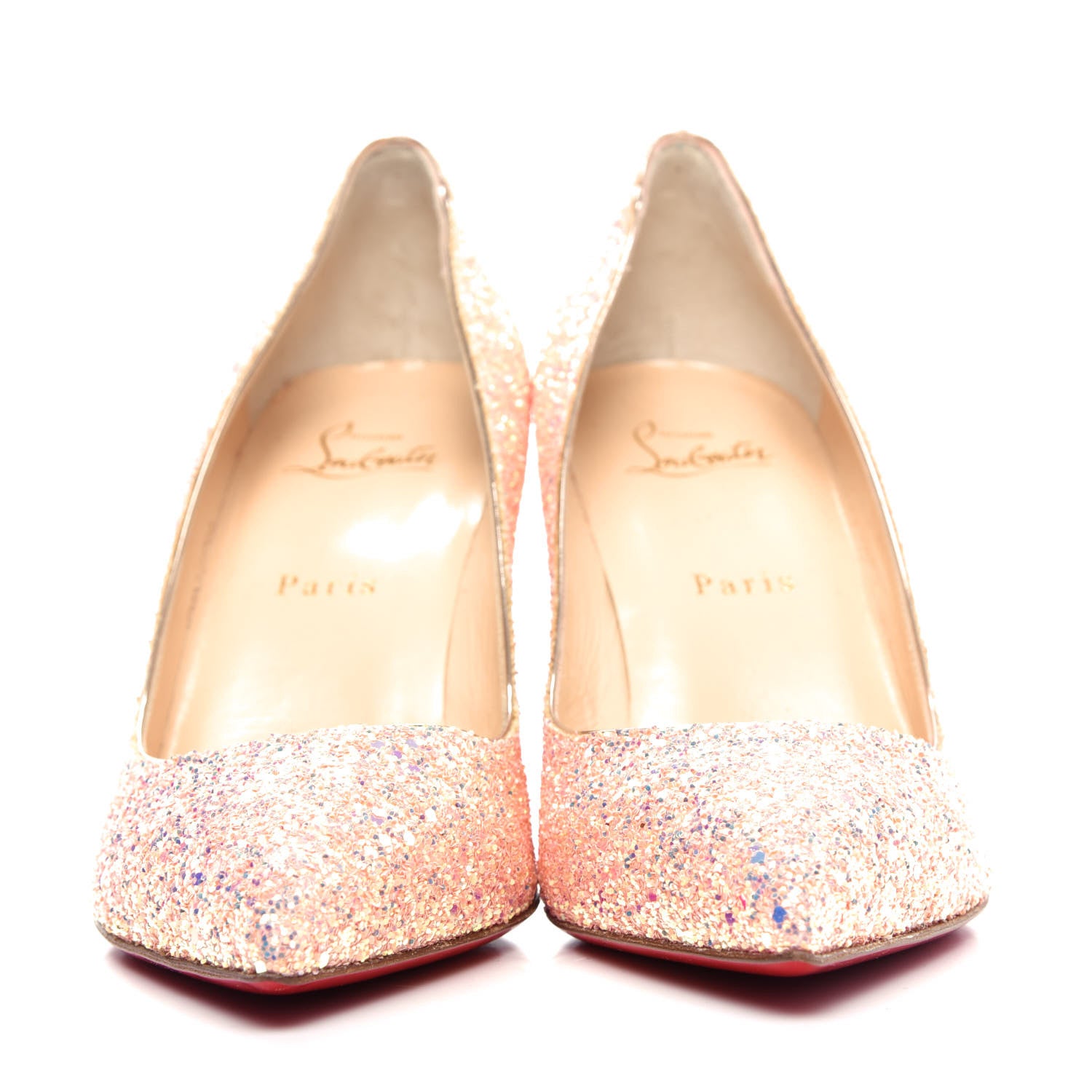Christian Louboutin Glitter Pigalle Follies Dragonfly 85 Pumps 39 Pompadour 2 of 12