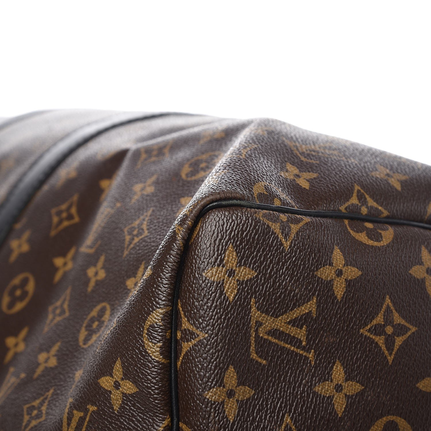 Louis Vuitton Monogram Macassar Keepall Bandouliere 55 11 of 13