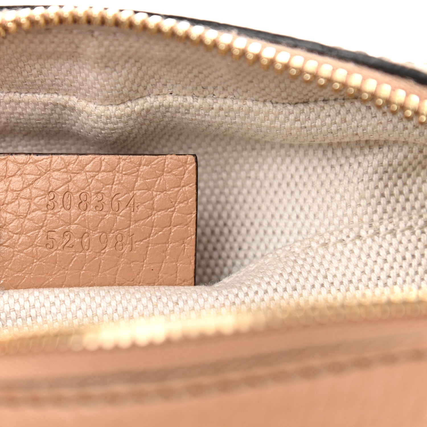Gucci Pebbled Calfskin Small Soho Disco Bag Camelia 7 of 10