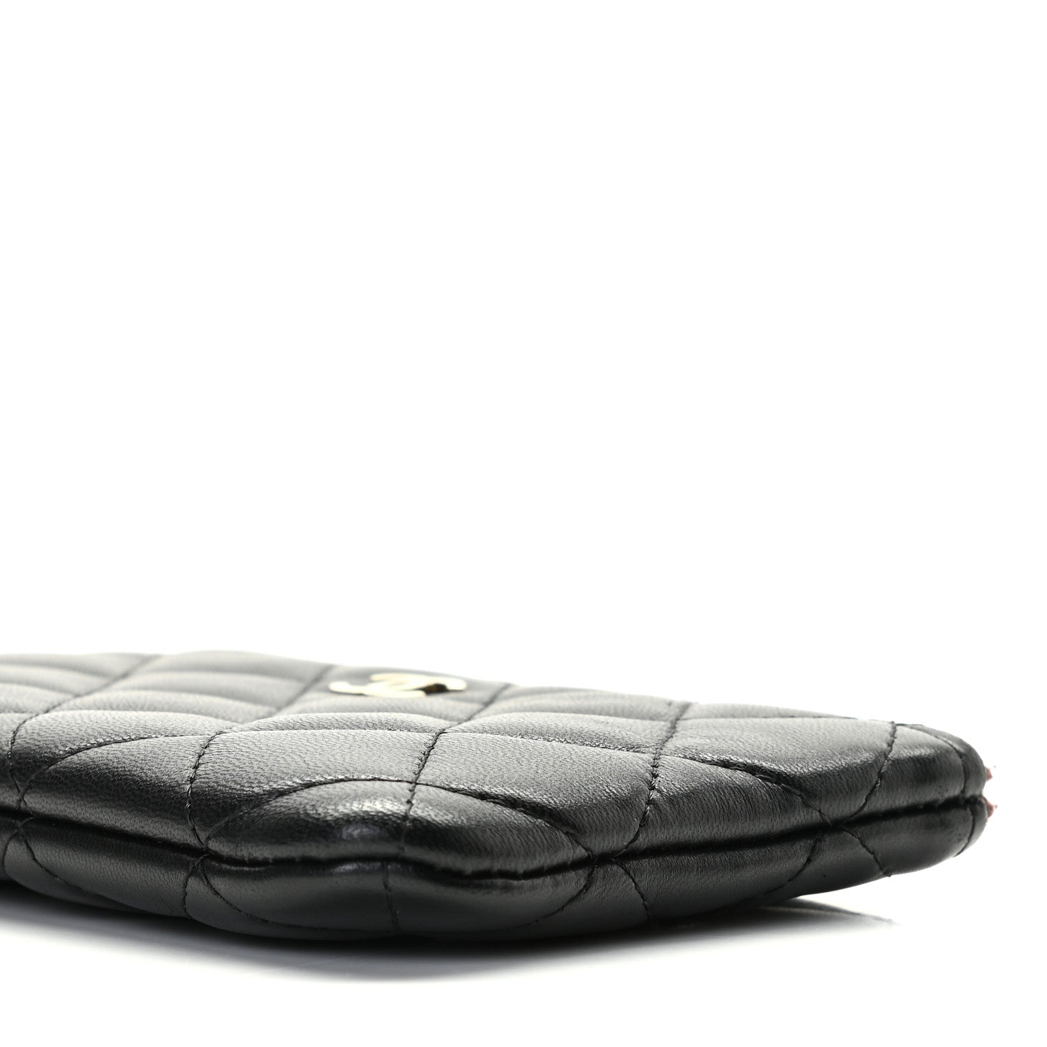 Chanel Lambskin Quilted Small Cosmetic Case Black 7 of 9