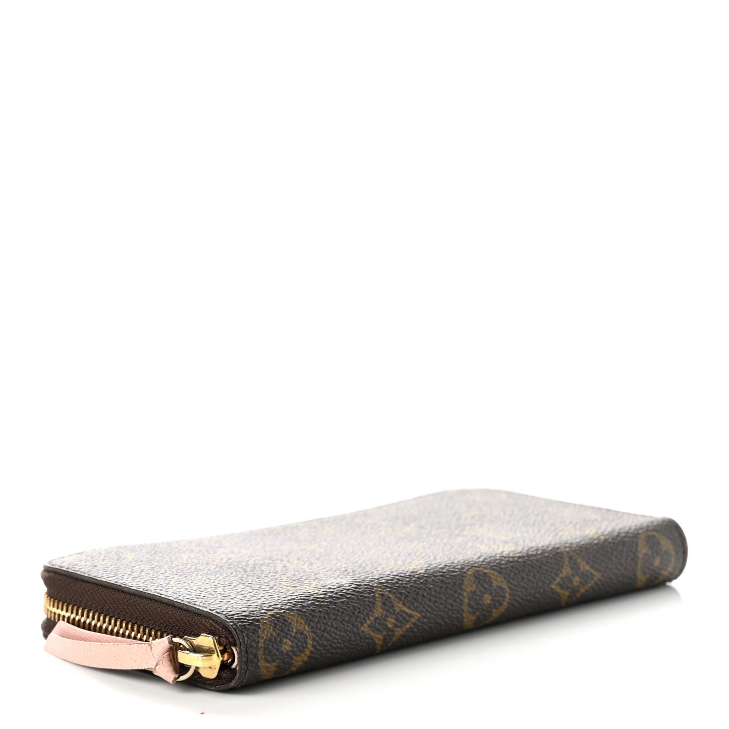 Monogram Clemence Wallet Rose Ballerine