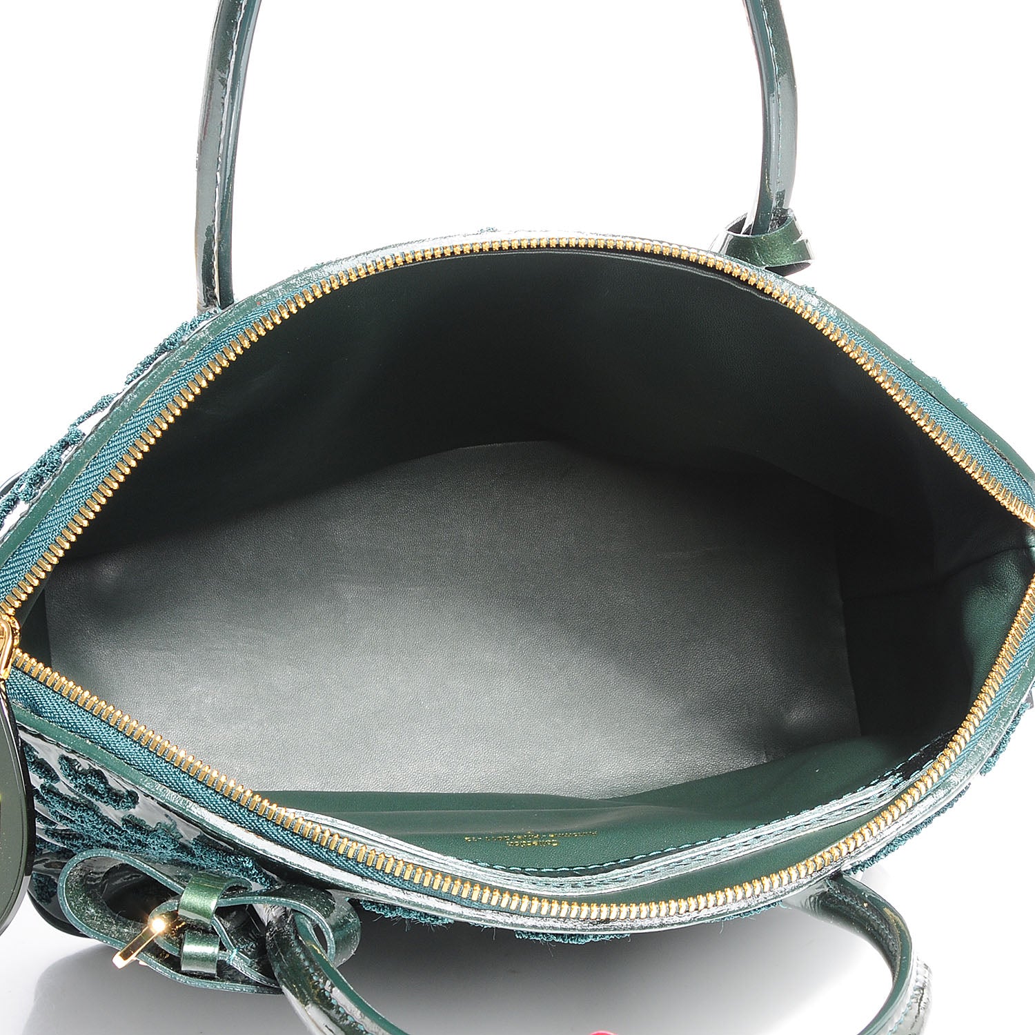 Louis Vuitton Patent Lambskin Fascination Lockit Vert Fonce 7 of 7