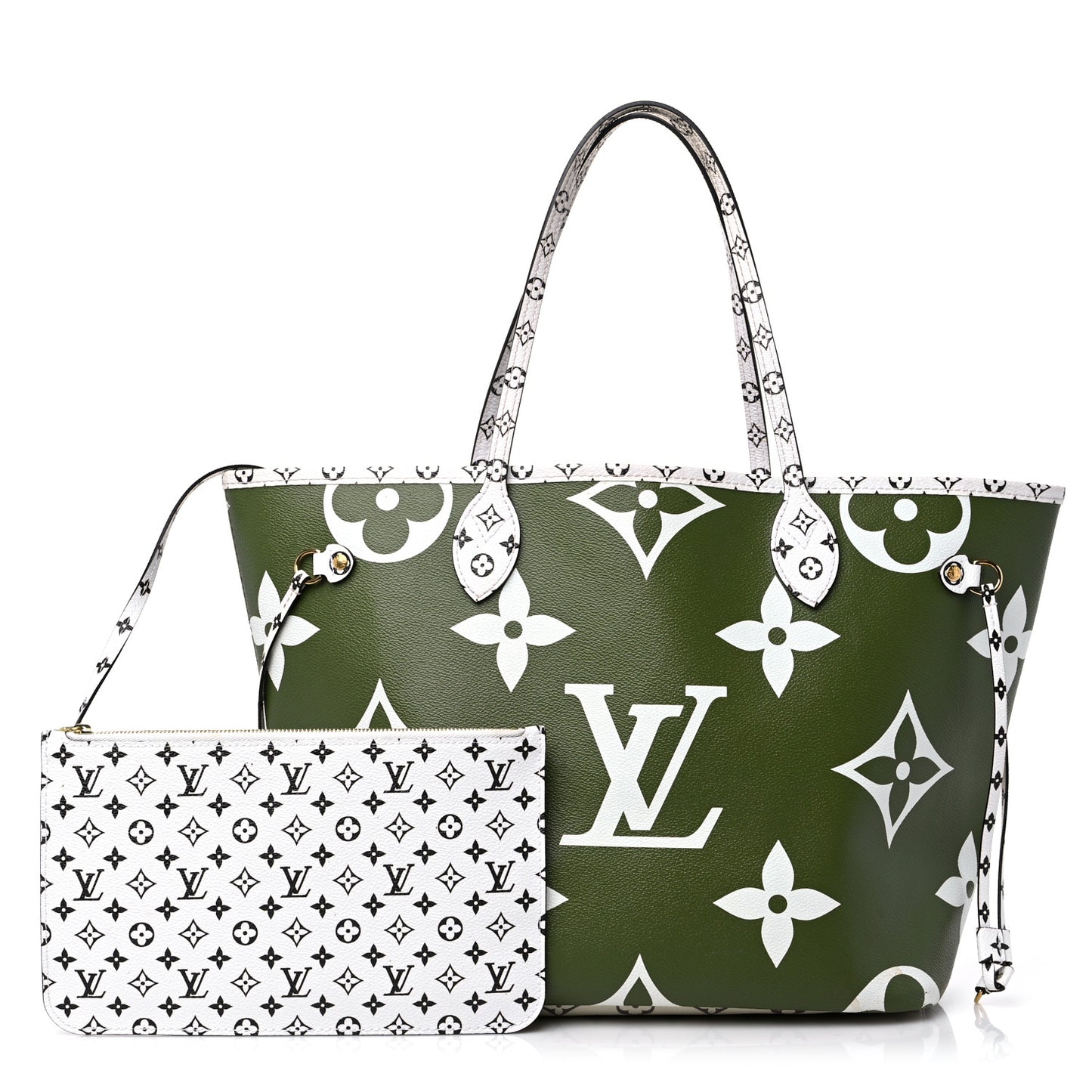 Monogram Giant Neverfull MM Kaki