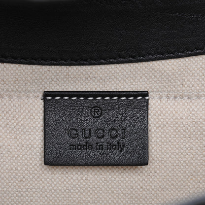 Gucci Guccissima Medium Emily Chain Shoulder Bag Black 6 of 7