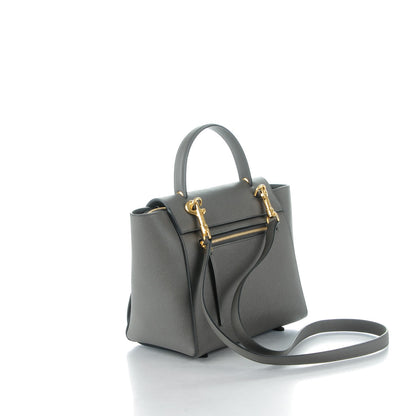 Celine Baby Grained Calfskin Micro Belt Bag Grey 3 of 9