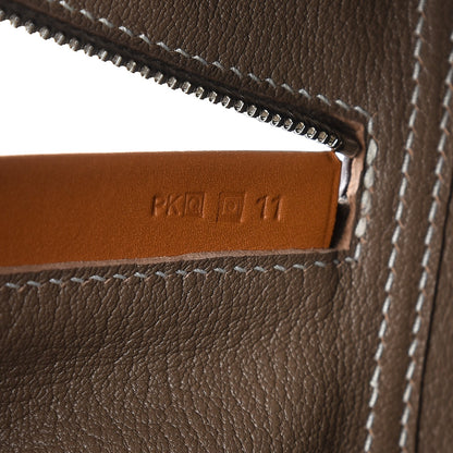 Hermes Veau Butler Plume 32 Gold 7 of 8