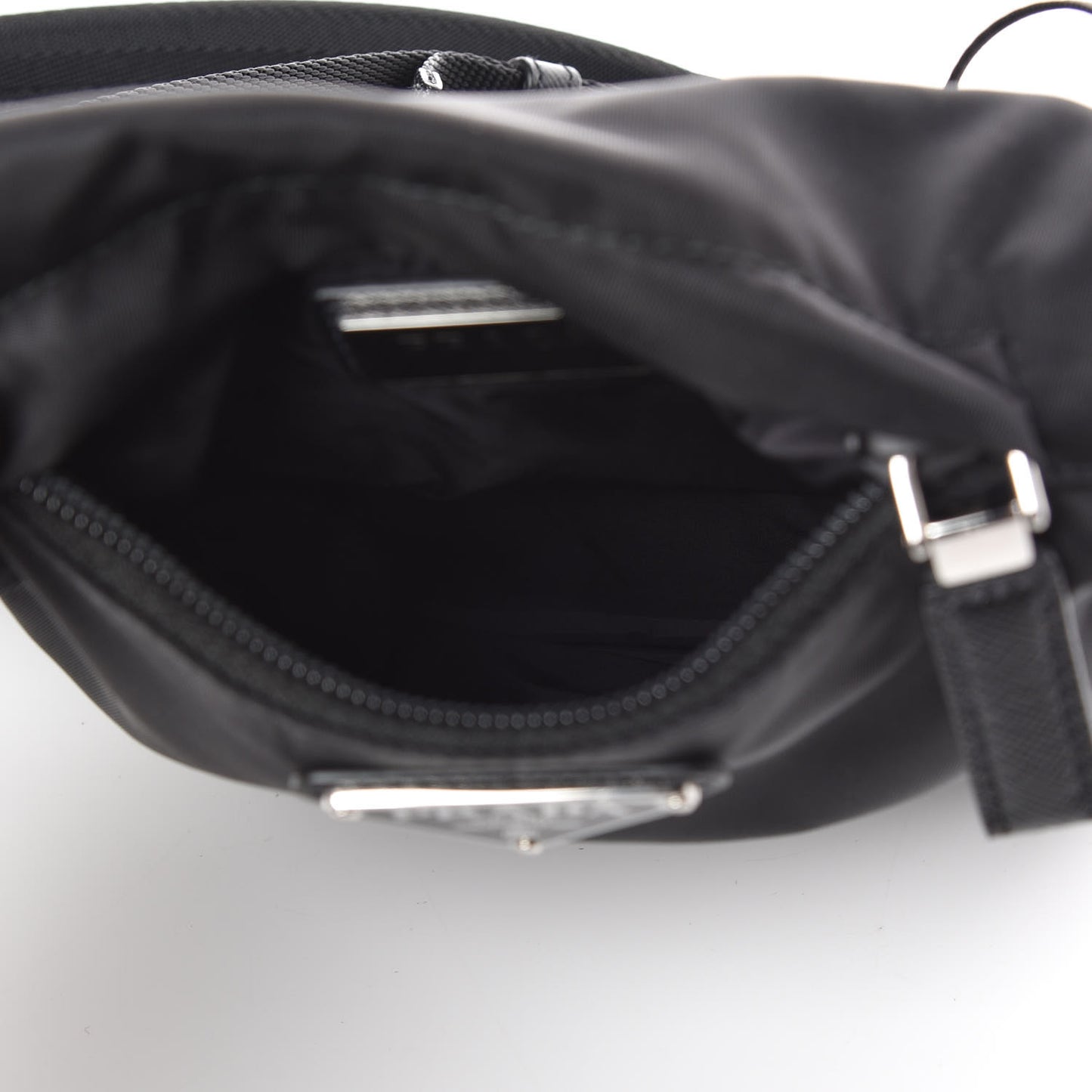 Tessuto Nylon Crossbody Bag Black