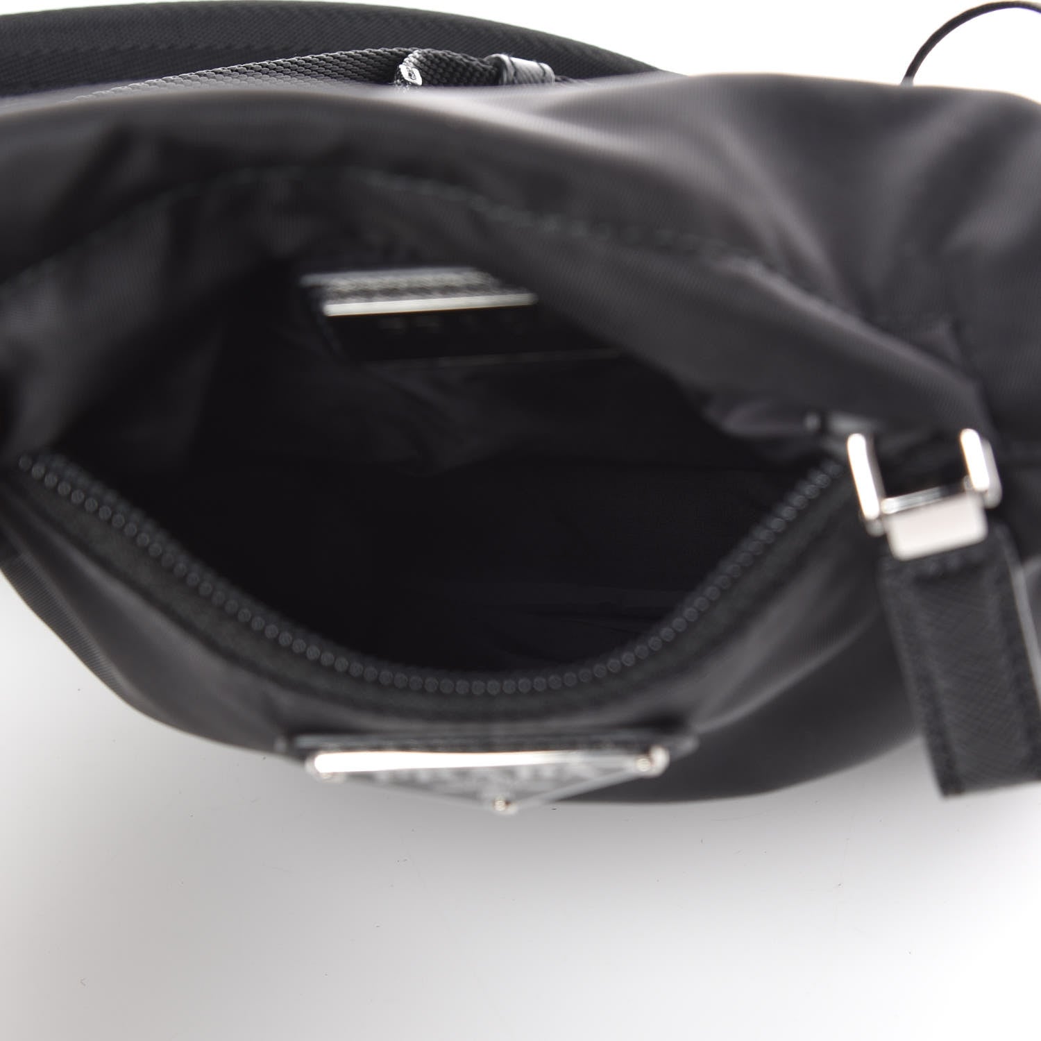 Prada Tessuto Nylon Crossbody Bag Black 8 of 9