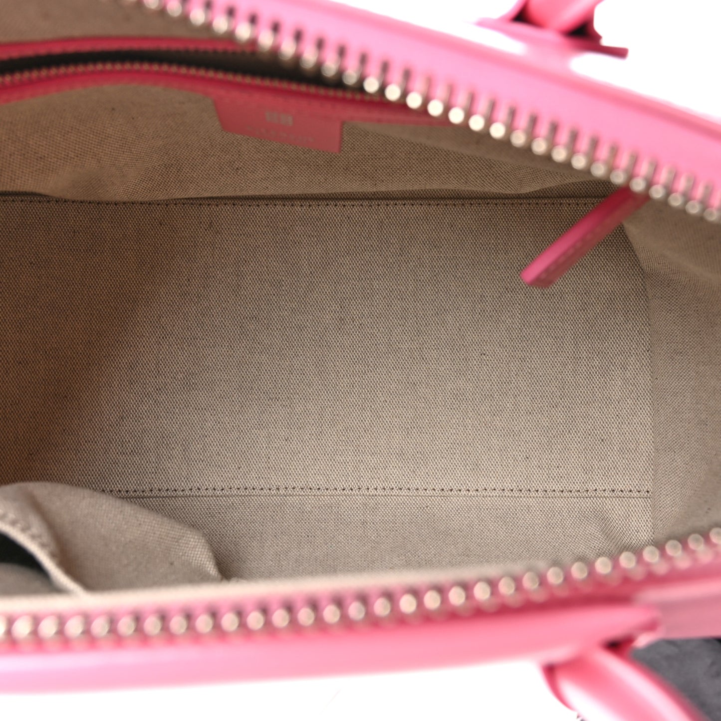 Shiny Lord Calfskin Small Antigona Bright Pink