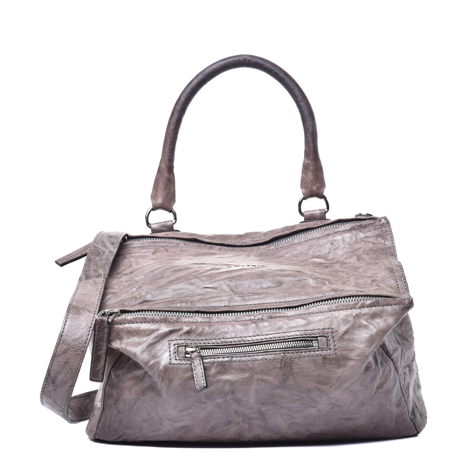 Givenchy Tumbled Sheepskin Medium Pandora Charcoal 1 of 9