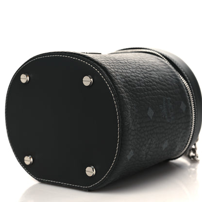 MCM Visetos Small Cylinder Bag Black 8 of 8