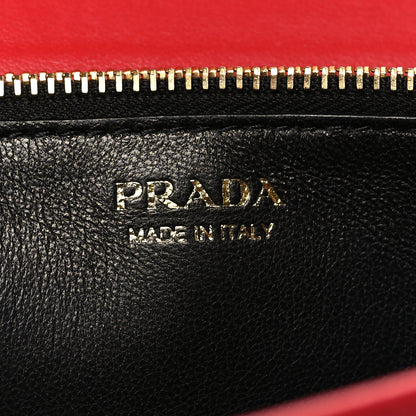 Prada Saffiano City Calfskin Chain Wallet Red 8 of 11