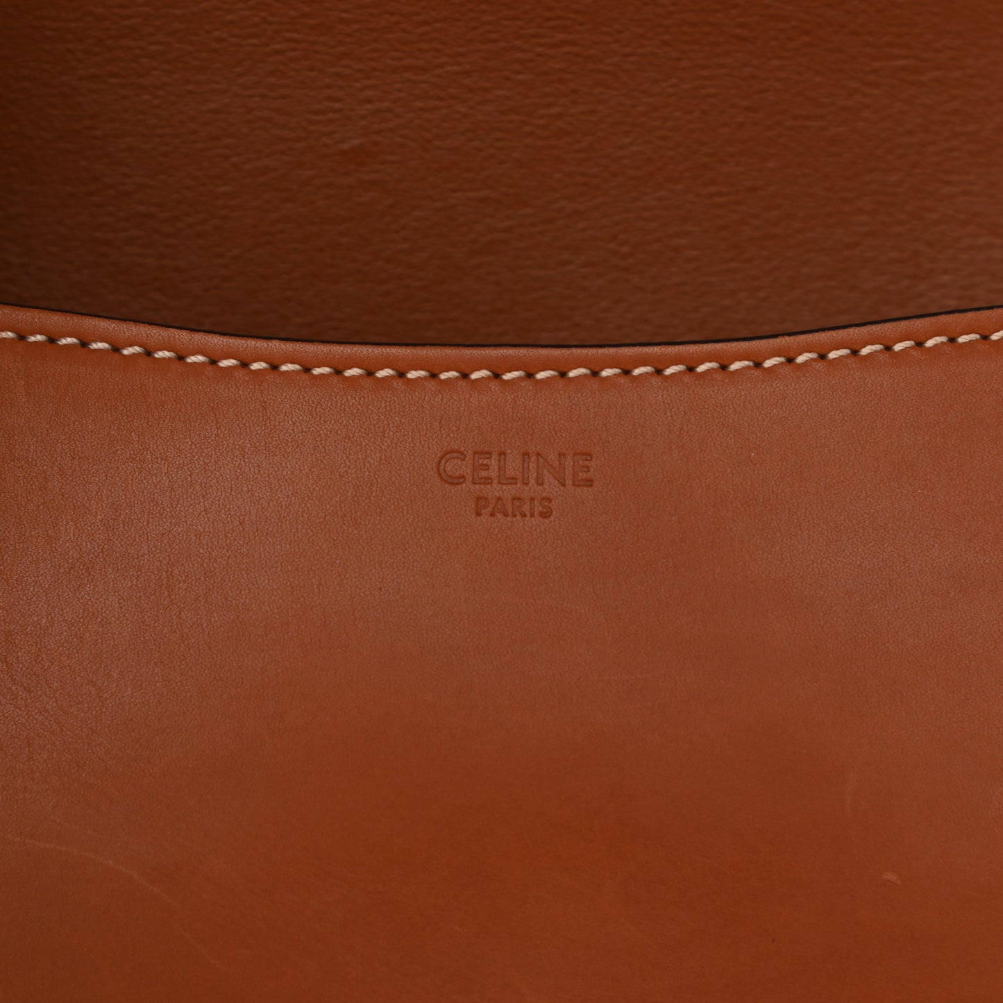 Natural Calfskin Small Crecy Bag Tan