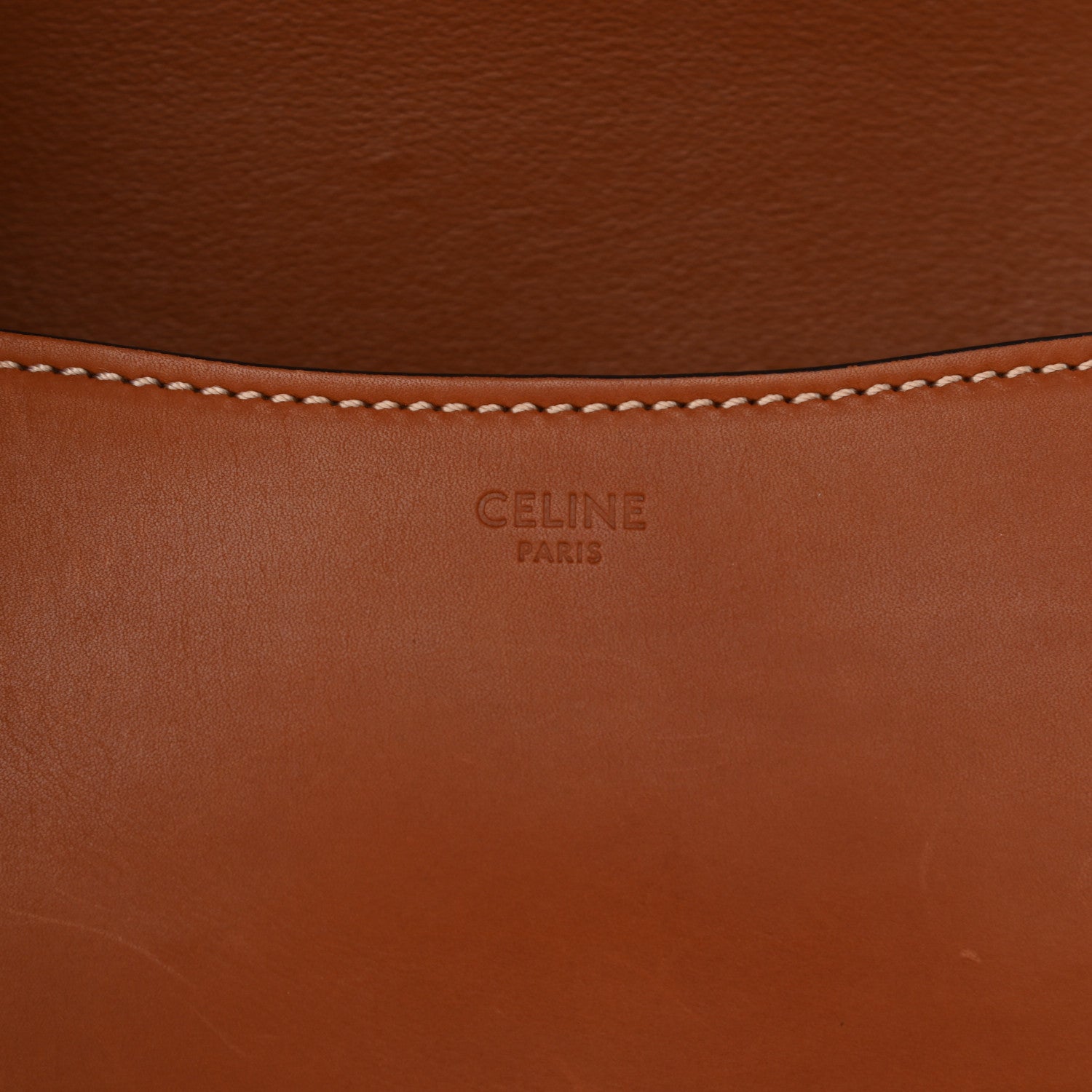 Celine Natural Calfskin Small Crecy Bag Tan 6 of 13