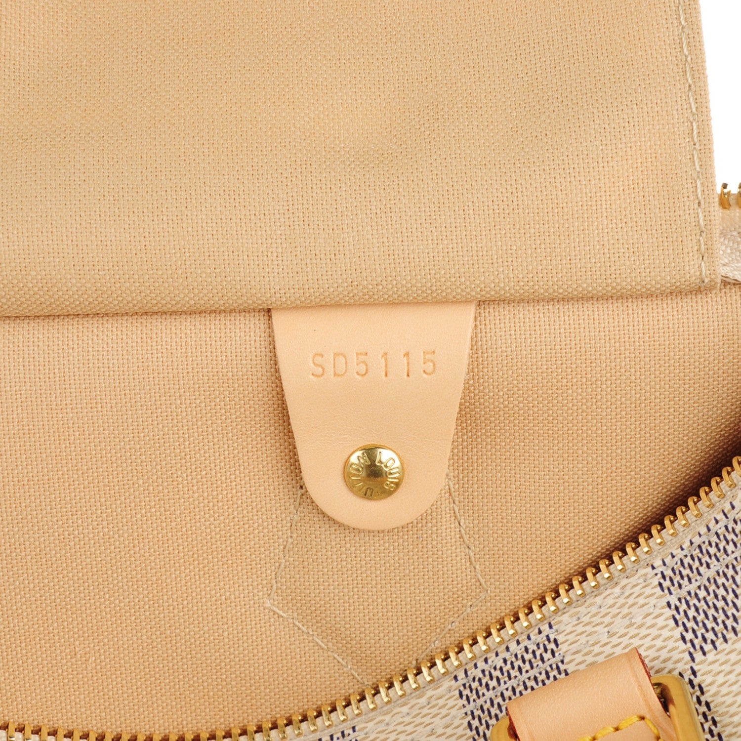 Louis Vuitton Damier Azur Speedy 30 7 of 8