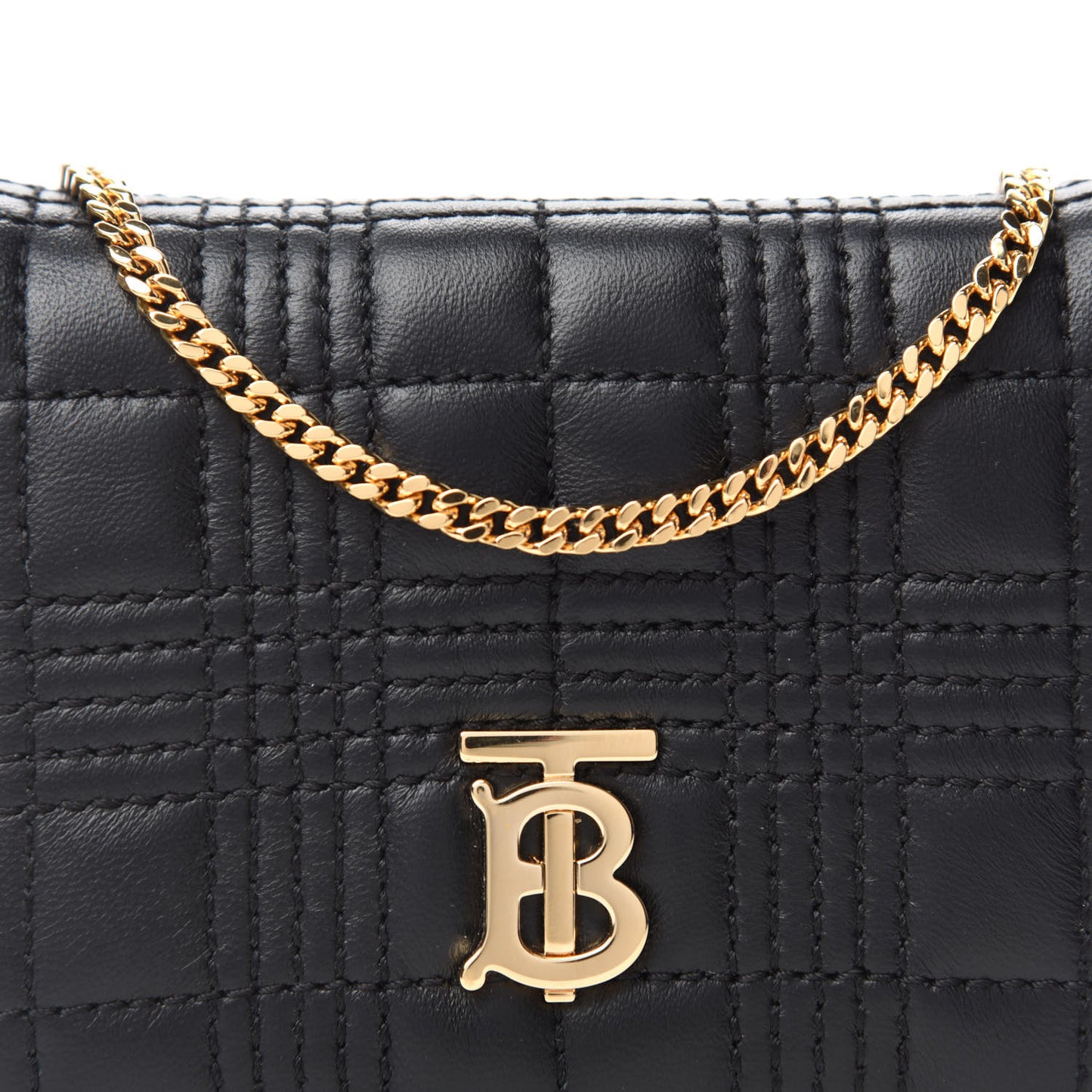 Lambskin Quilted Micro Lola Bag Black