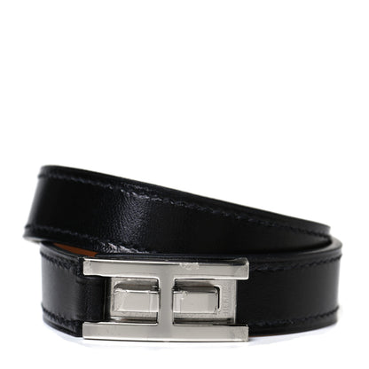 Hermes Box Drag Double Tour Bracelet T3 Black 1 of 4
