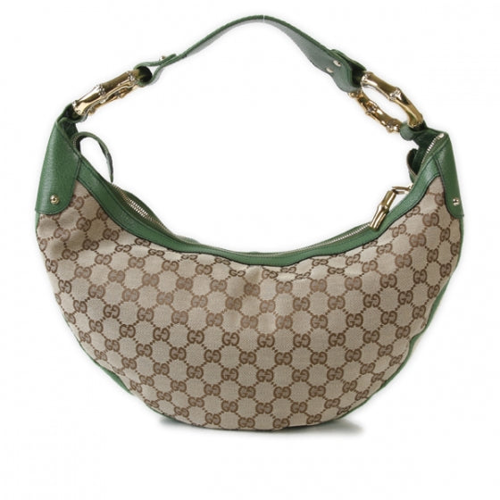 Monogram Web Bamboo Ring Hobo