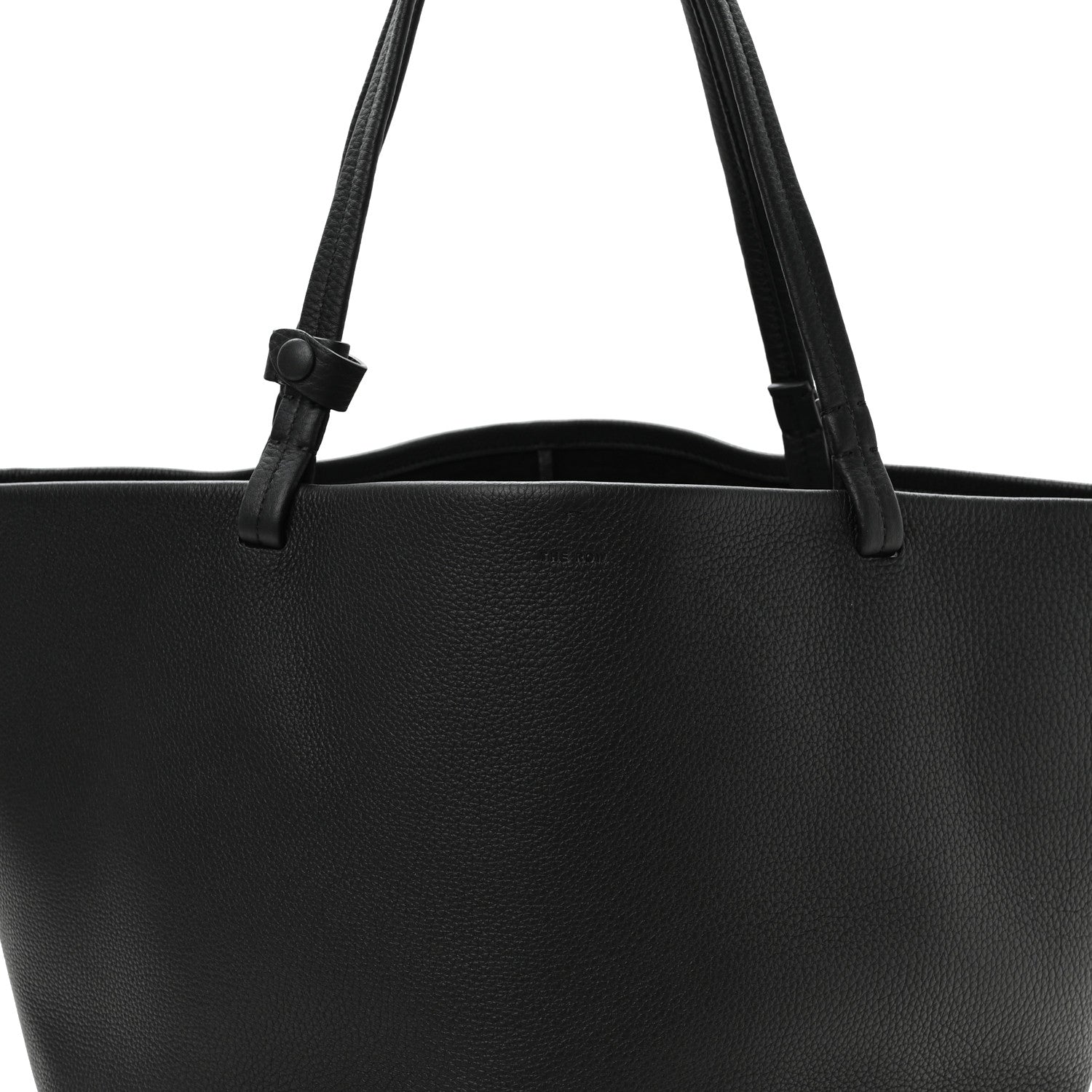 The Row Grained Calfskin Park Tote Three Black 7 of 11