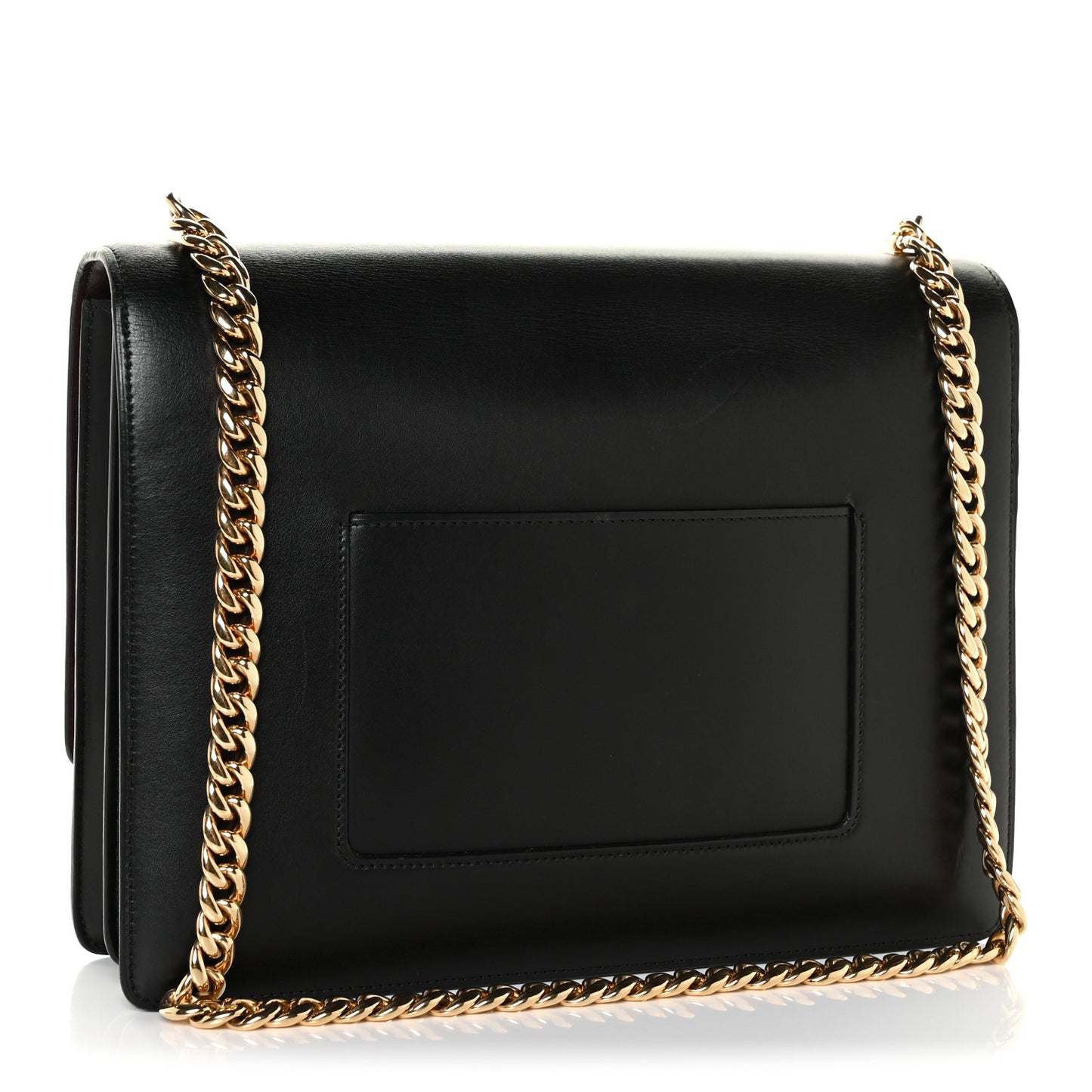 Smooth Calfskin Large Case Black