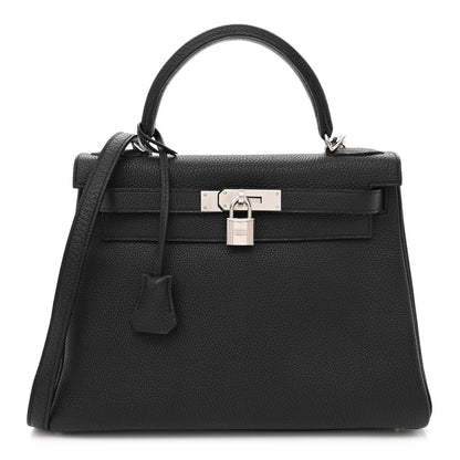 Hermes Togo Kelly Retourne 28 Black 1 of 12