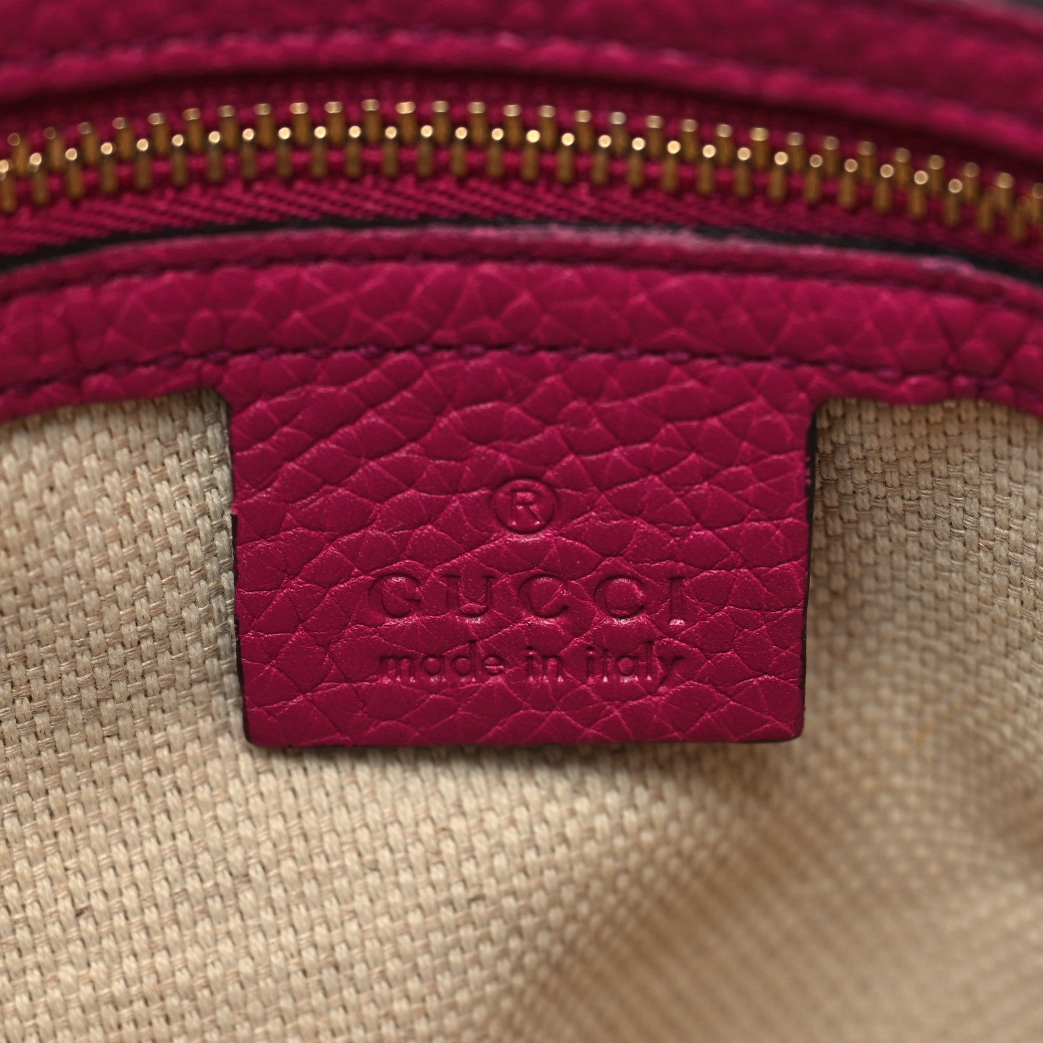 Gucci Cellarius Calfskin Small Soho Shoulder Bag Bright Bouganville 6 of 9