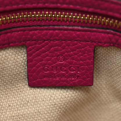 Gucci Cellarius Calfskin Small Soho Shoulder Bag Bright Bouganville 6 of 9