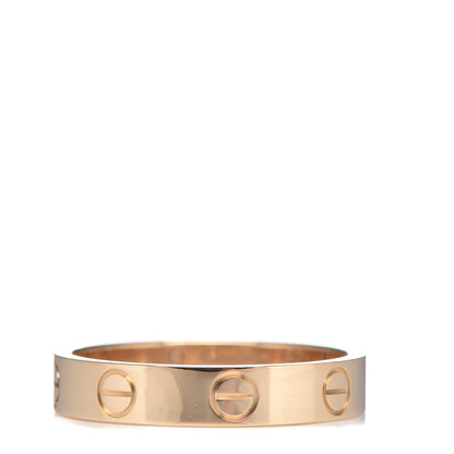 Cartier 18K Yellow Gold 3.5mm LOVE Wedding Band Ring 52 6 1 of 5
