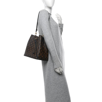 Louis Vuitton Monogram Neonoe MM Black 2 of 11