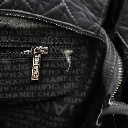 Chanel Distressed Lambskin Vintage Ligne Lady Braid Tote Dark Grey 11 of 11