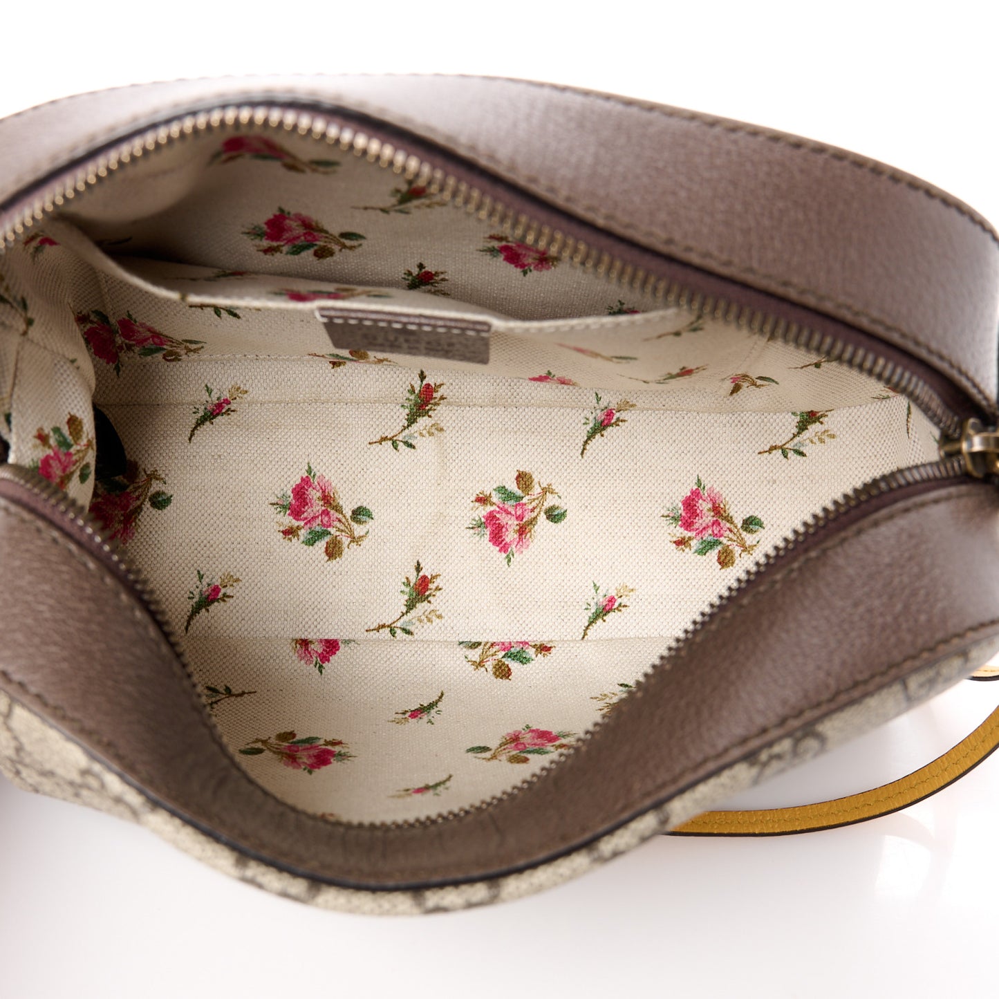 GG Supreme Monogram Web Neo Vintage Shoulder Bag Beige New Acero Crop