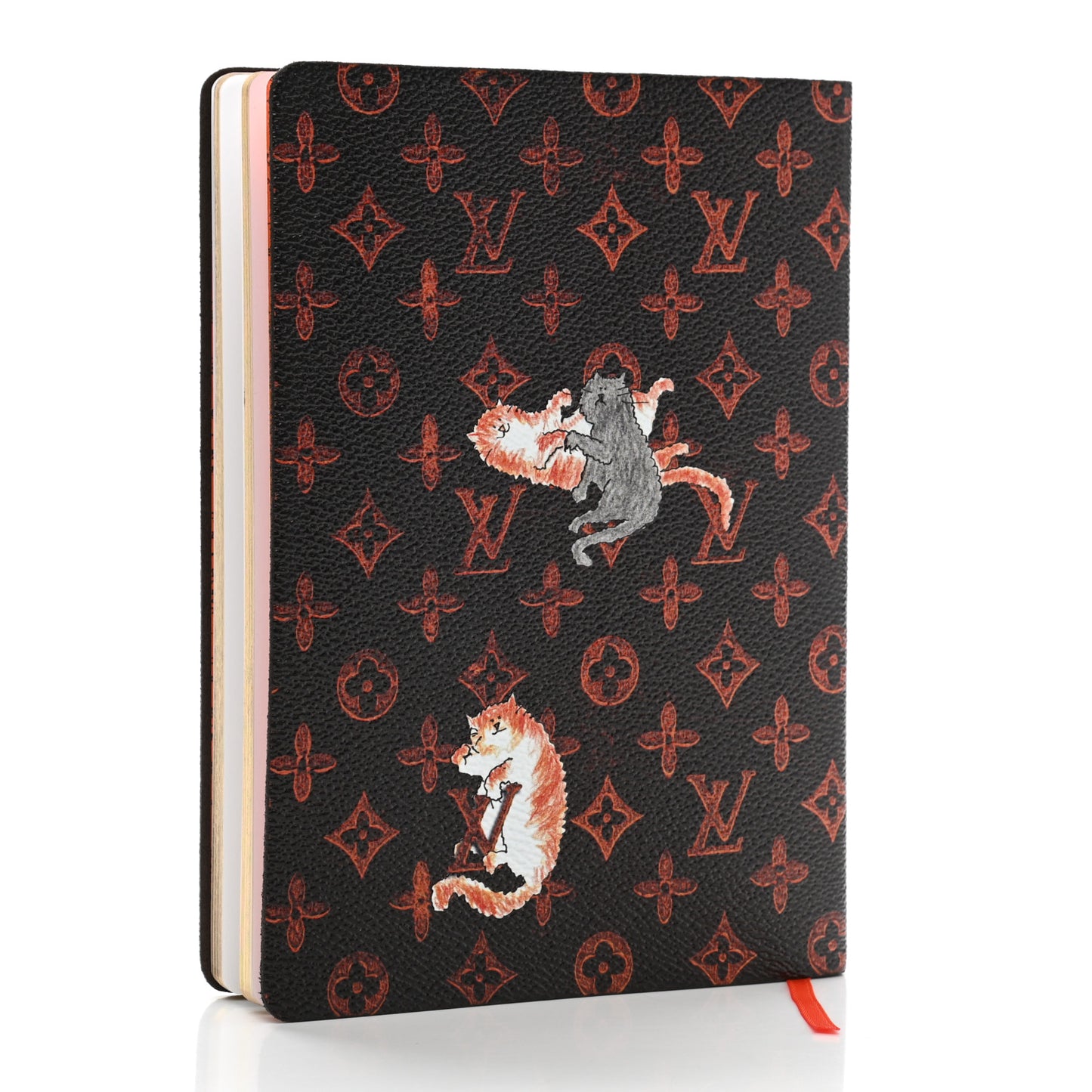 Catogram Clemence Notebook MM Marron