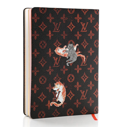 Louis Vuitton Catogram Clemence Notebook MM Marron 3 of 7