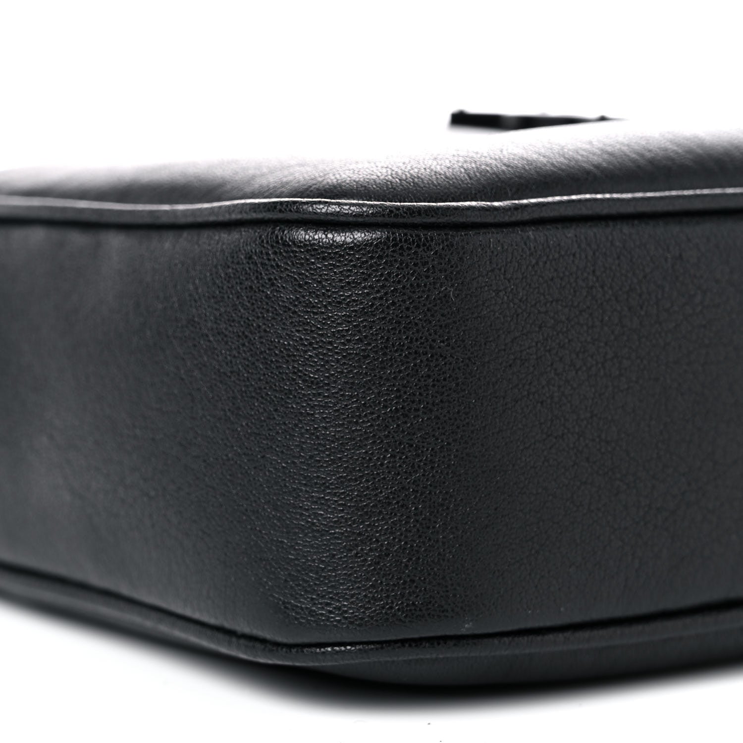 Saint Laurent Lambskin Monogram Lou Camera Bag Black 8 of 9