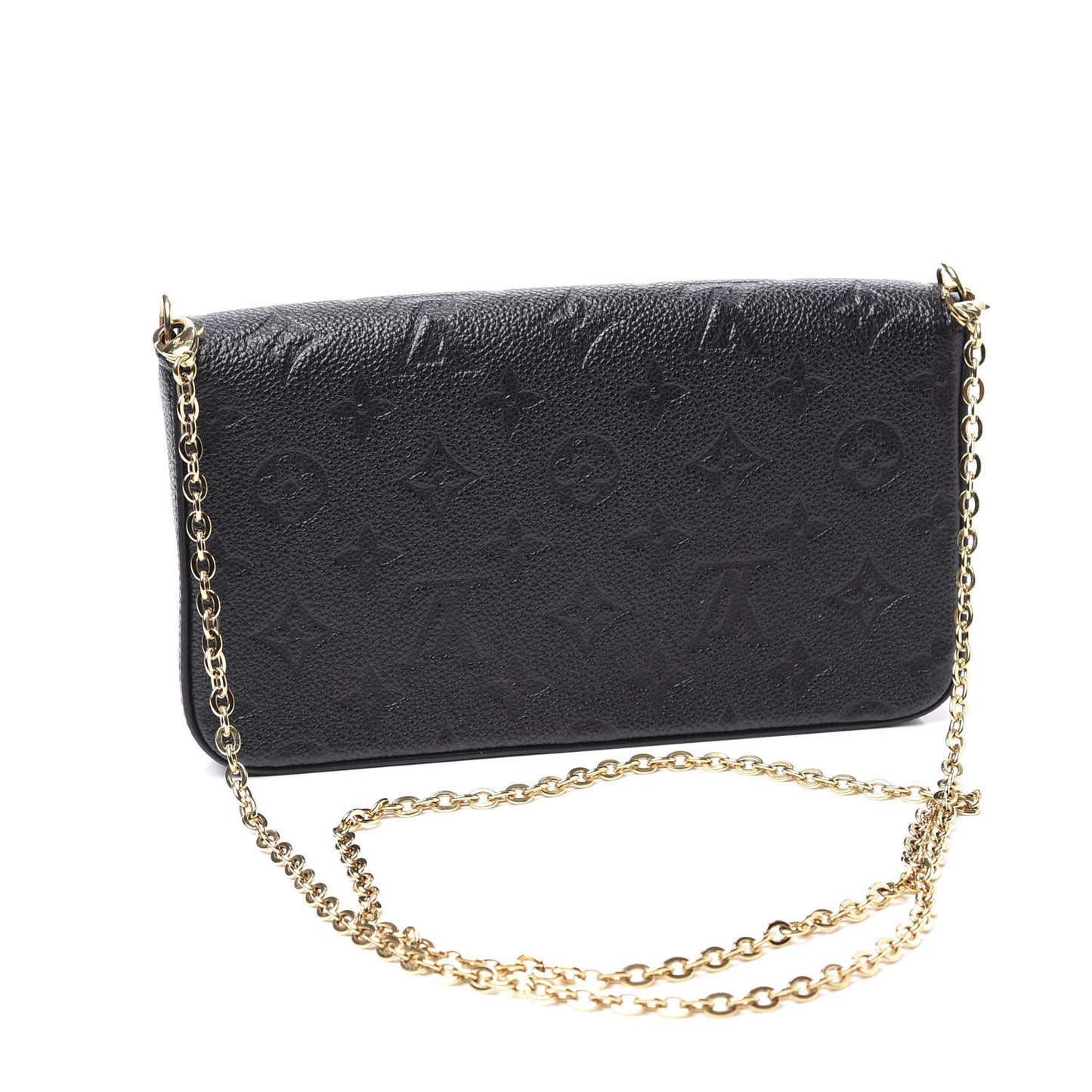 Empreinte Pochette Felicie Chain Wallet Black