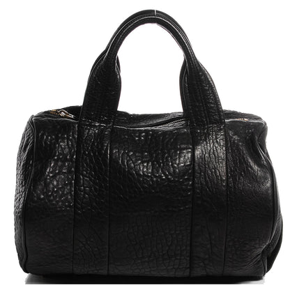 Alexander Wang Pebbled Lambskin Rocco Black Antique Brass Hardware 1 of 6