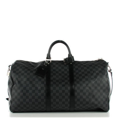 Louis Vuitton Damier Graphite Keepall Bandouliere 55 1 of 8