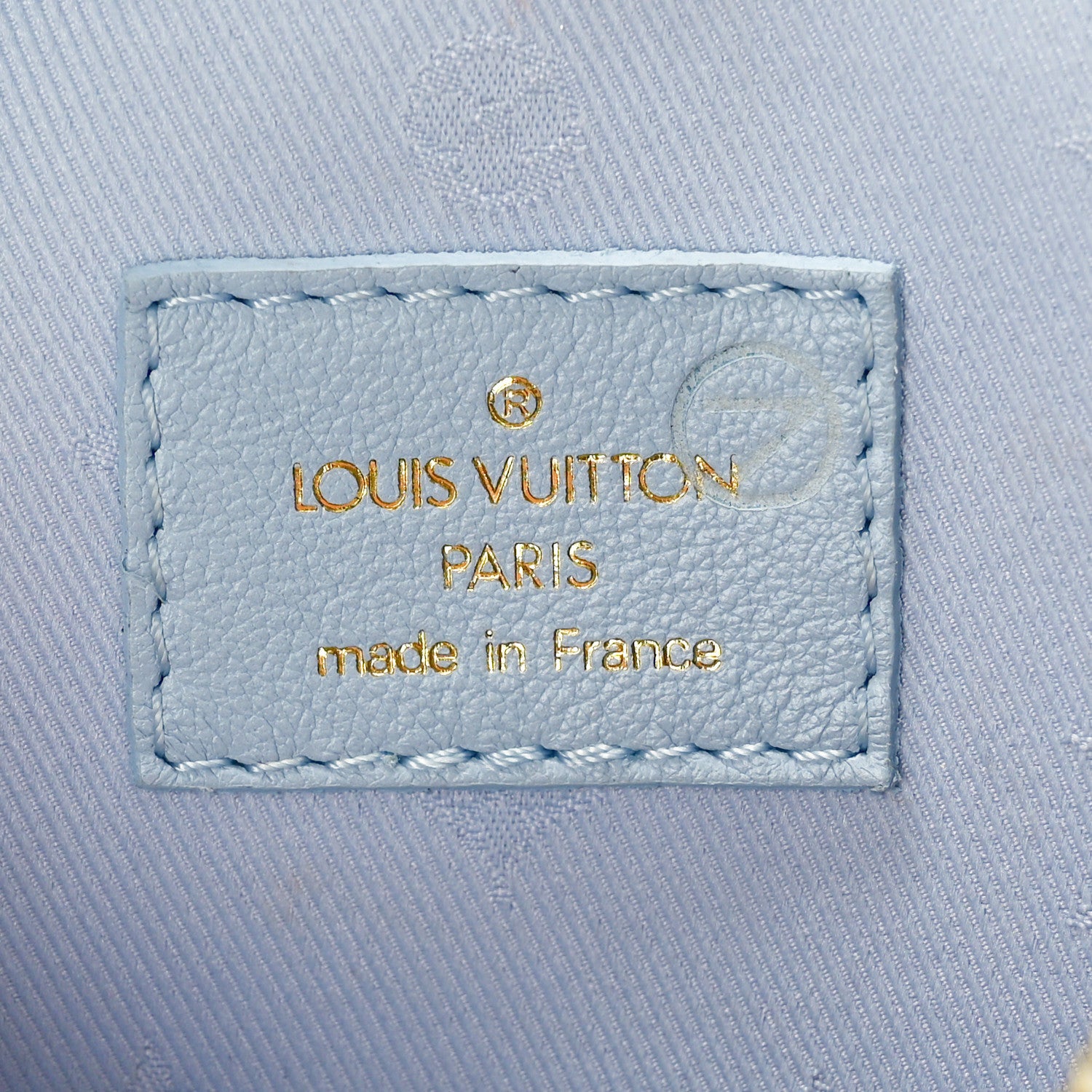 Louis Vuitton Calfskin Bubblegram Over The Moon Ice Blue 6 of 9